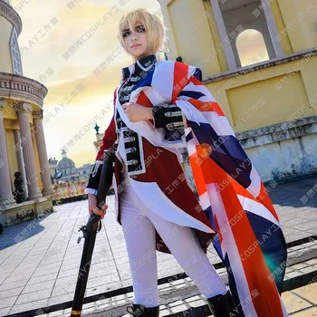 

Game Anime APH Arthur Kirkland Army Cosplay Costume Halloween Uniform S-2XL Custom-made