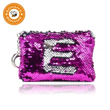 BONAMIE New Fashion Women Coin Purse Sequin Zipper Change Purse Kids Girl Women For Gift Bling Coin Bag Card Holder Mini Wallet kawaii fruit coin purse holders children apple strawberry plush purse bag zipper change purse wallet kids girl women for gift