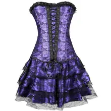10pcs lot Sexy Underbust Corset And Bustier Lace Evening Women Casual Push Up Gothic Corset