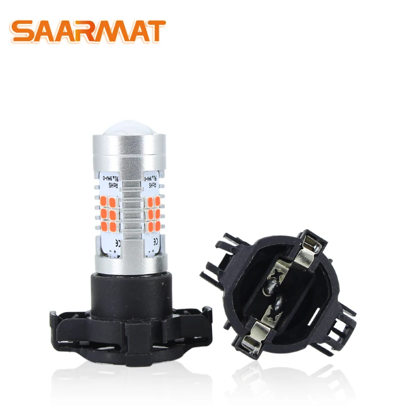 LED PY24W 5200s bulb for Car Turn Signal Light Yellow For BMW Front