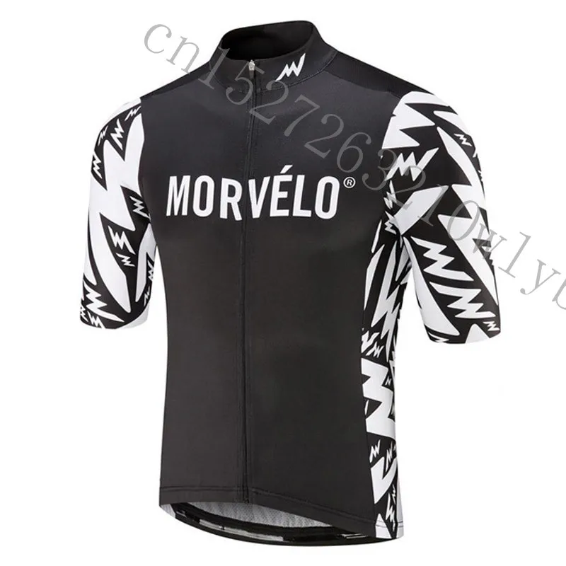 9D pad 2019 Morvelo Лето дышащий короткий рукав Велоспорт Джерси Ropa De Ciclismo Hombre