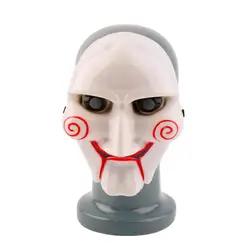 Творческий террор карнавальный на Хэллоуин костюм для вечеринки косплей для фильма Маска из фильма пила ПВХ вечерние Клубные лицо маска