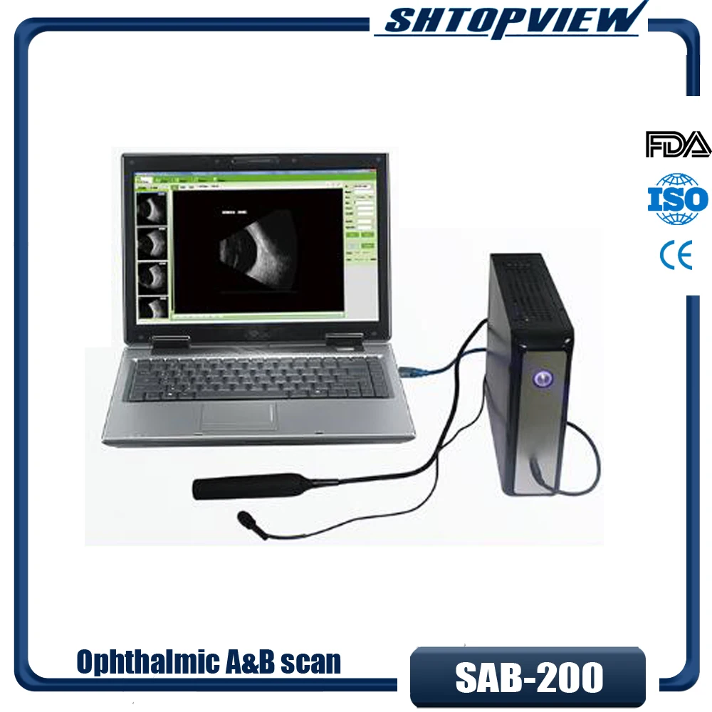 SAB-200 офтальмология Биометрия глаз Ультразвуковое сканирование AB сканер