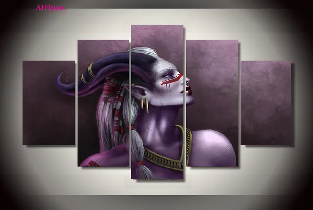 Atfipan Art Dragon Age Inquisition Canvas Painting 5pcs Unframed Atfipan Art Dragon Age Inquisition Canvas Painting 5pcs Unframed Modular Picture Hot On The Wall