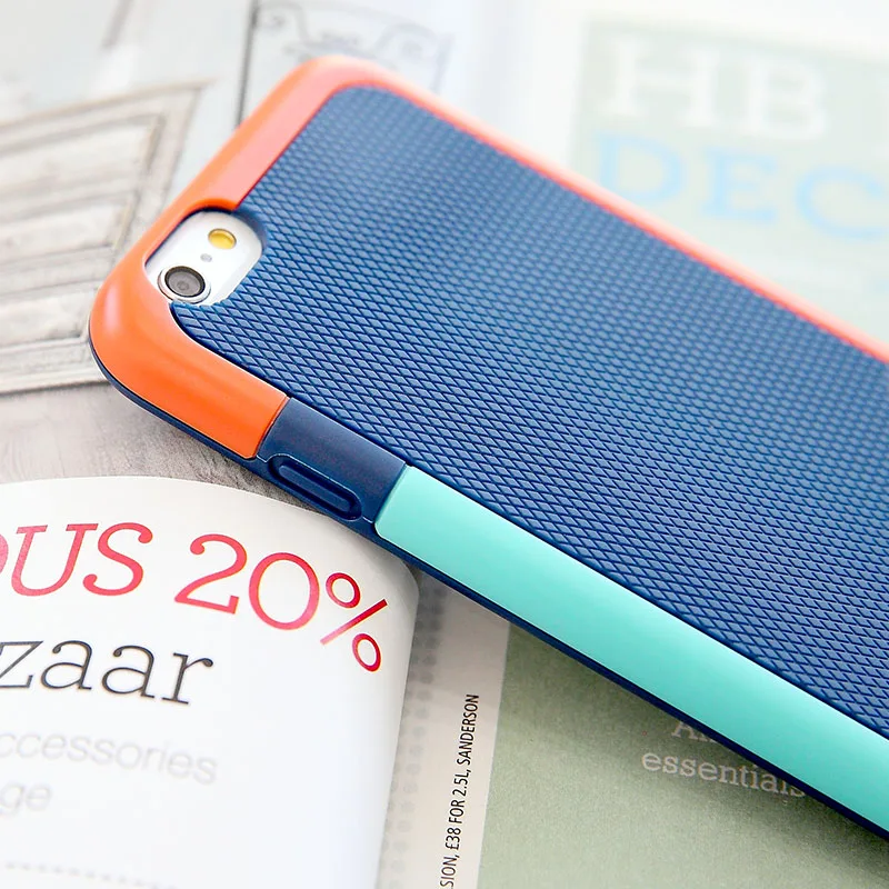 

For Apple iPhone 7 7plus Zenus Walnutt Color Shock Silicone+ PC Shockproof Cover Case for iphone XS max XR X 6 6S Plus 8 8plus