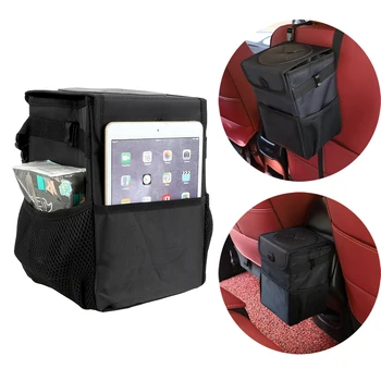

LEEPEE Waterproof Large Compacity Car Back Storage Bag Creative Folding Storage Box Car Trash Can Multi-function