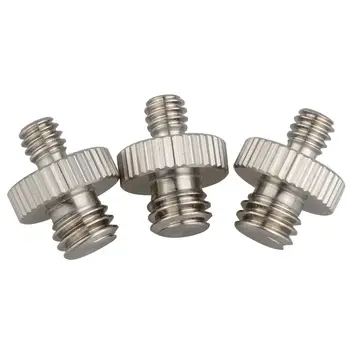 

CAMVATE 1/4"Male to 3/8"Male Double-ended Screw Adapter (pack of 3)