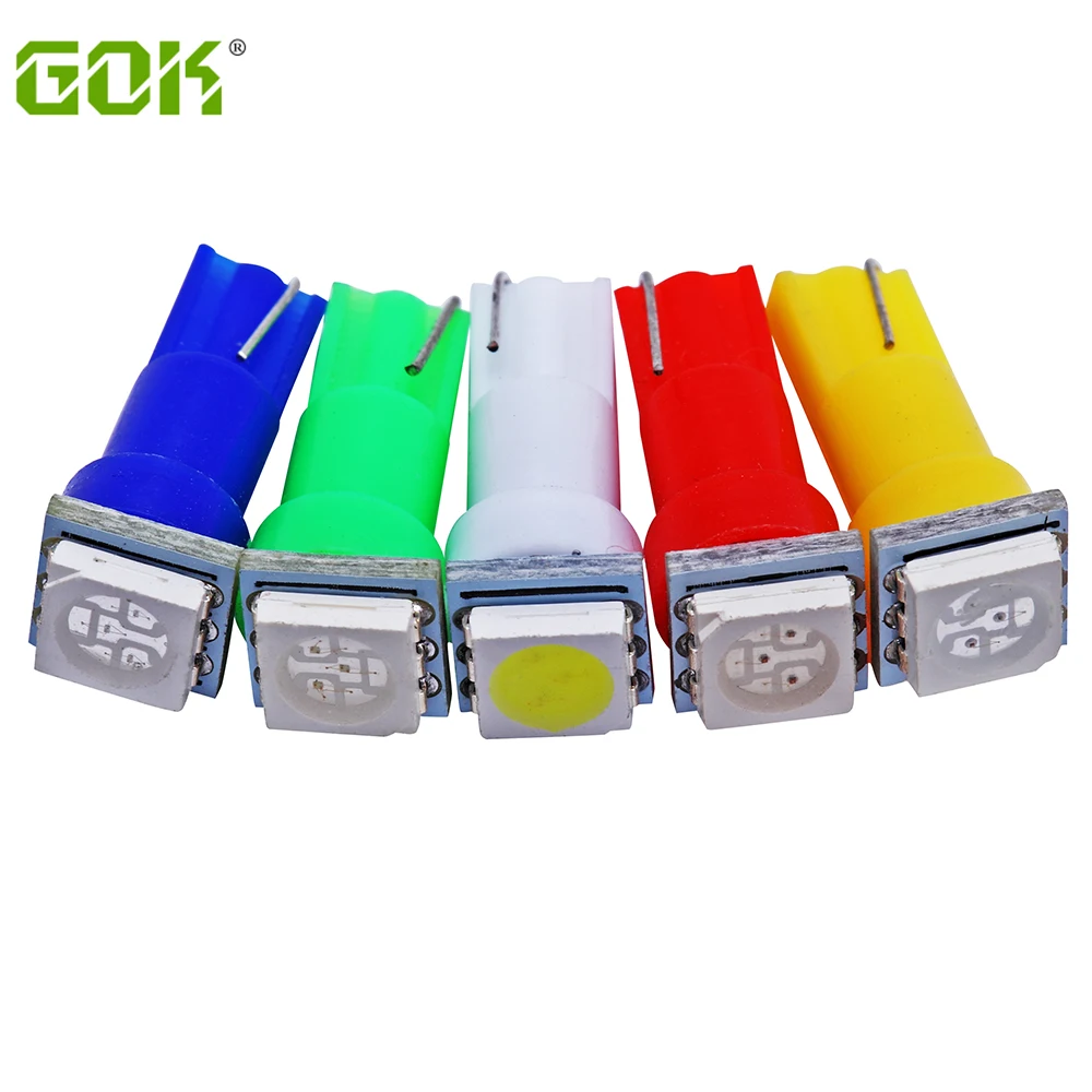 Оптовая продажа светодиодные лампы 50 X T5 5050 SMD 74 для приборной панели t5 smd 12 В