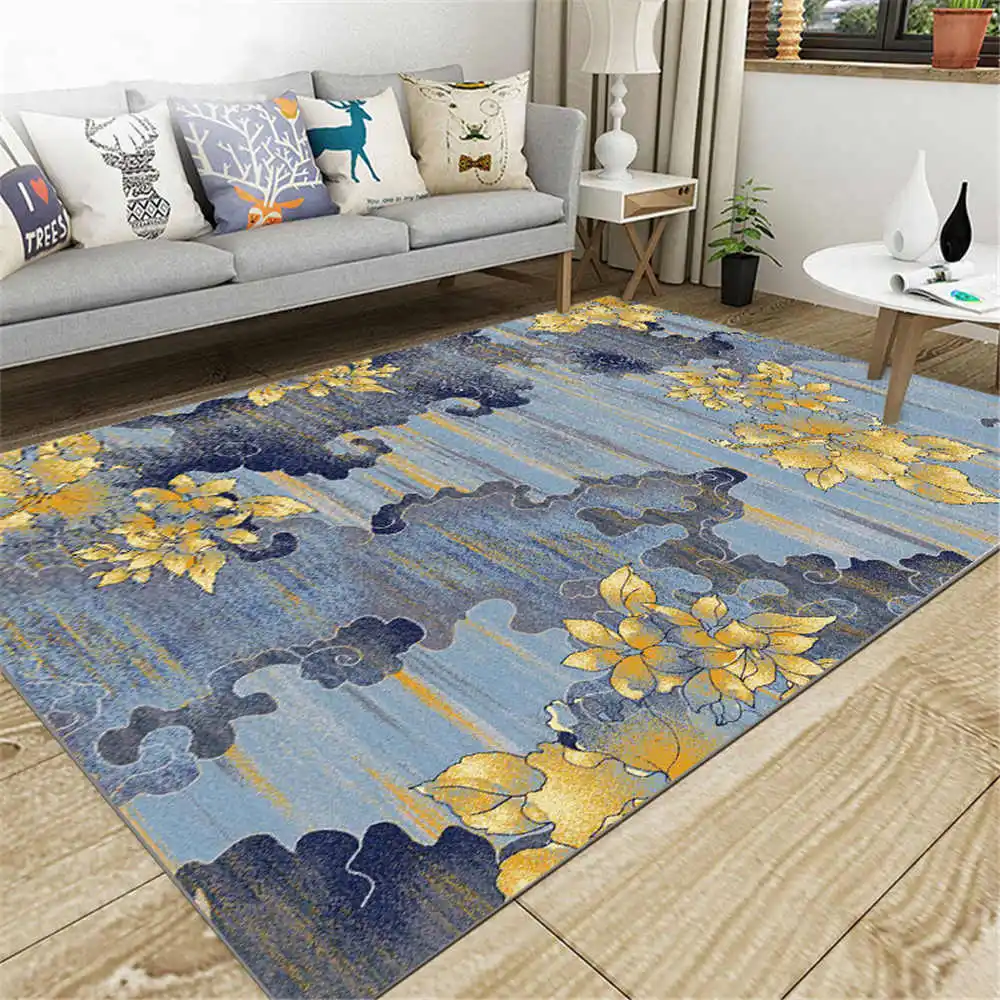 Скандинавские геометрические коврики для гостиной, мягкие Фланелевые домашние Текстильные Ковры для спальни, прямоугольные большие нескользящие ковры - Цвет: No-09