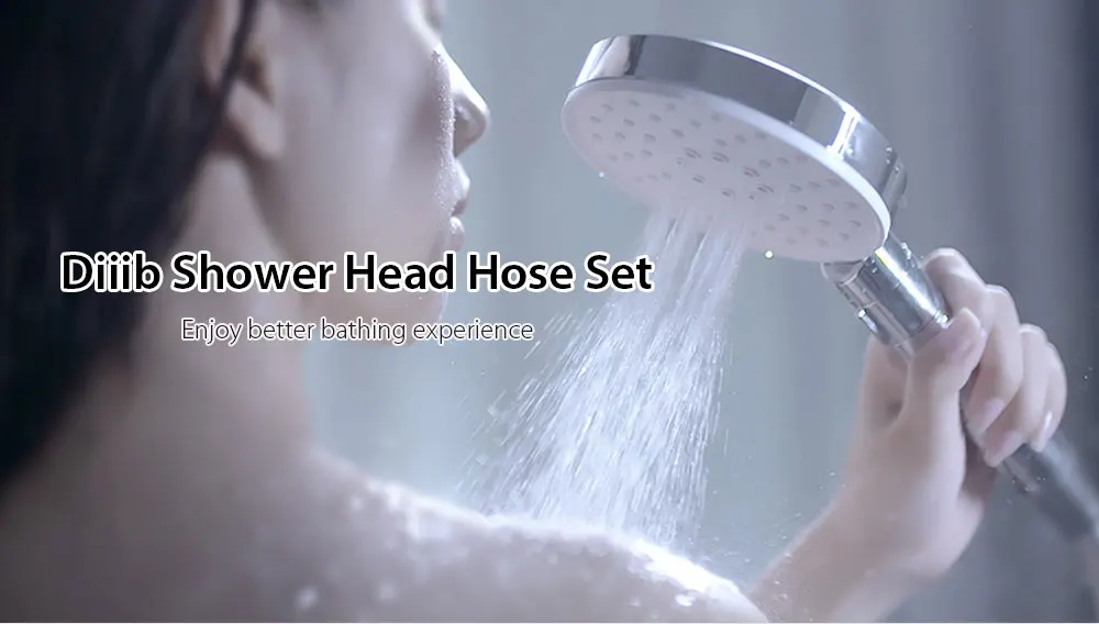 Diiib Dabai Shower Head Hose Set 3 Modes Adjustment 360 Degrees 120mm 53 Water Hole from Xiaomi Youpin