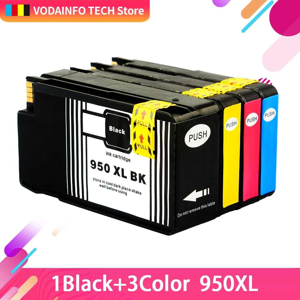 QSYRAINBOW Замена 950 951 чернильный картридж XL для hp 950XL 951XL hp 950xl hp 951xl hp 950 hp 951 Officejet pro 8100 8610 8620