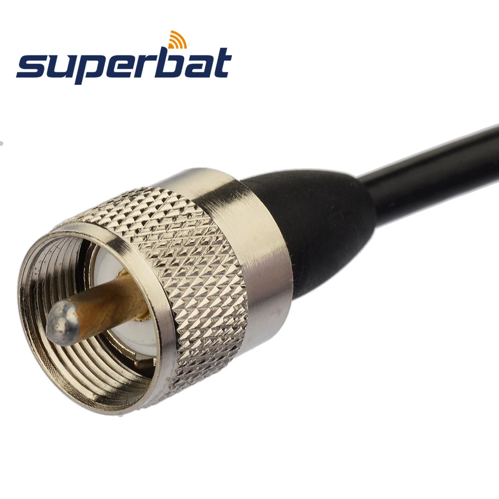 Superbat Aerial Cable UHF Magnet Mount NMO 5M Roof or Trunk Mobile Radios for Yaesu Kenwood HYT Vertex Icom