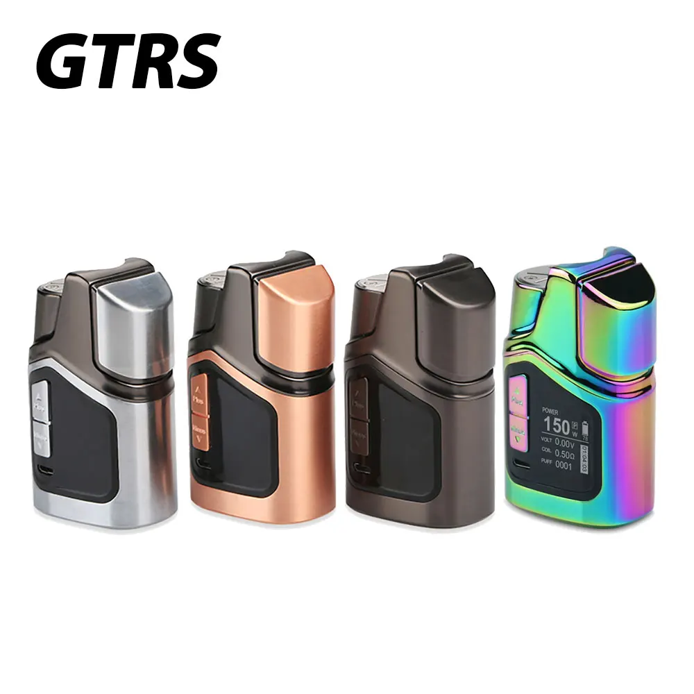 

Original GTRS GT150 150W TC Box MOD 4000mAh Built-in Battery & Innovative Three Powerful Modes & Real Clock Display E-cig Mod