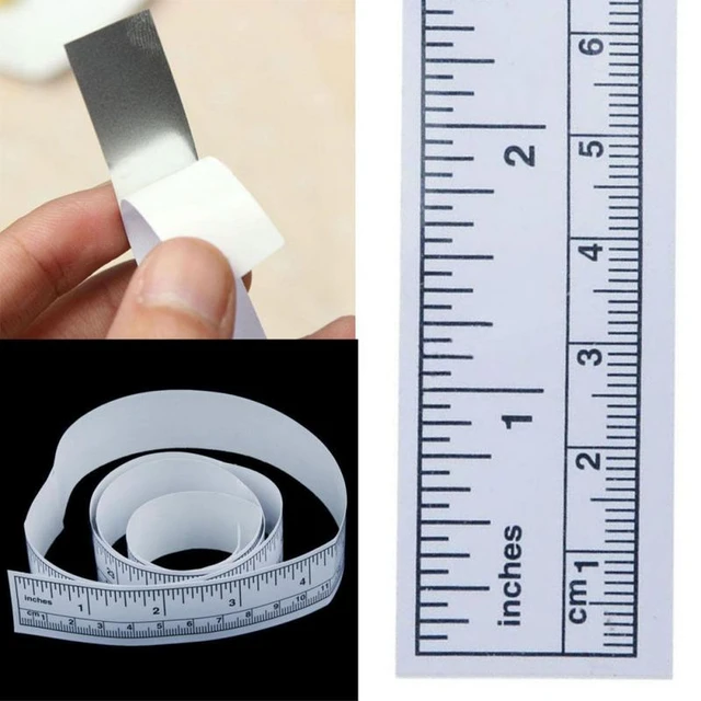 45/90cm Vinyl Metric Measure Soft Ruler Tape DIY Self Adhesive Measuring  Tape Ruler Sticker Home Sewing Tool #25 - AliExpress