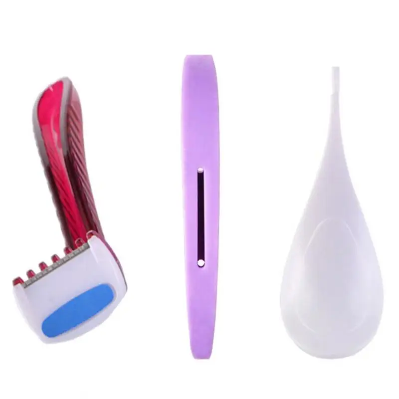 Women Bikini Dedicated Privates Shaving Stencil Sexy Female Pubic Hair Razor Intimate Shaping Beauty Device Tool - Цвет: 02