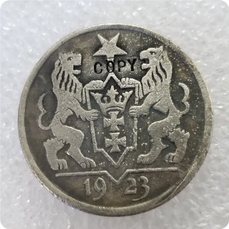 DANZIG 2 гульден 1923 копия монет памятные монеты-копии монет медаль коллекционные монеты