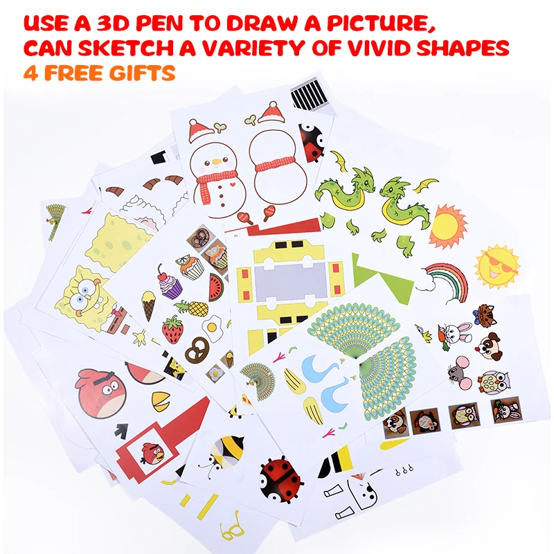 3D pen learning Creative set toys for children plastic drawing Creativity arts and craft kit Painting Educational christmas gift