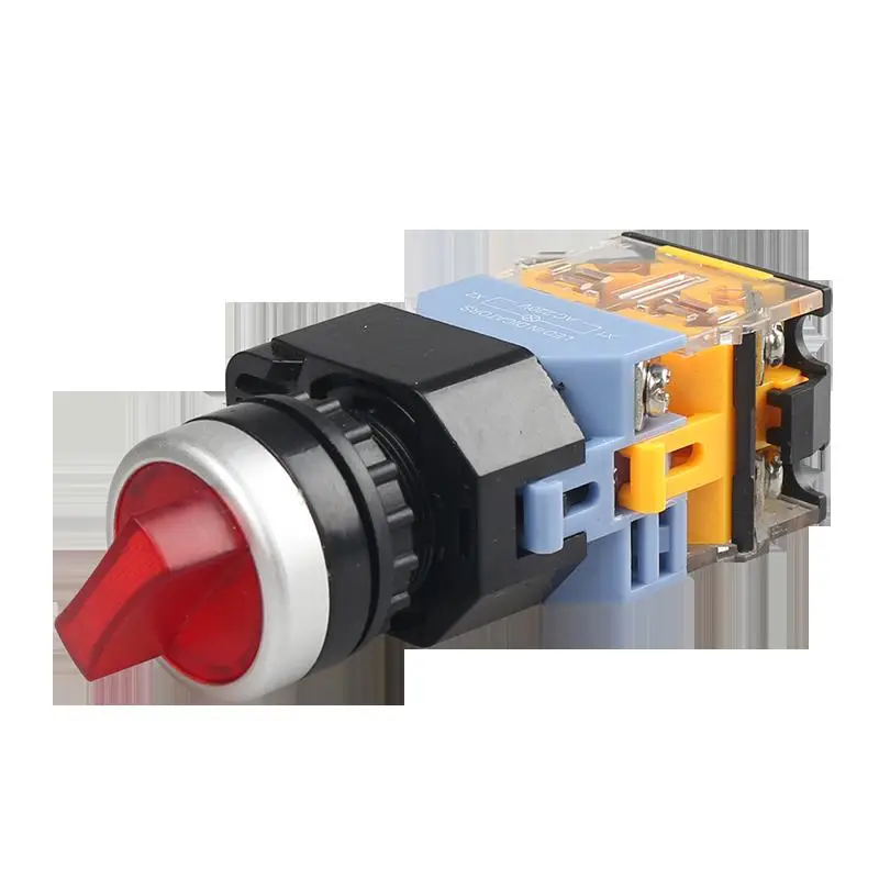 LA38 11XD/22 2/3 Positon поворотный нажимной Buton переключатель лампы AC220V DC24V|switch|switch plateswitch