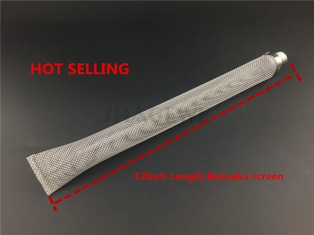 12 inch 30cm Stainless Steel Bazooka Screen 12'' NPT For Homebrew Beer Kettle or Mash Tunmesh Filter Pipe Fitting