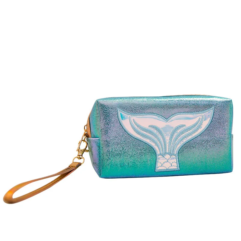 

Fish Tail Makeup Package Women Cosmetic Bag Zipper Make Up Handbag Organizer Storage Case Pouches Toiletry Wash Beauty Box