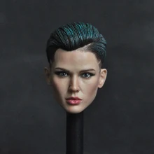 Collectible 1/6 Scale Female Head Sculpt Neutral Handsome Agent Ruby Rose Head Carved Model for 12''Suntan Action Figures Collectible 1/6 Scale Female Head Sculpt Neutral Handsome Agent Ruby Rose Head Carved Model for 12''Suntan Action Figures