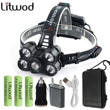Z50 Led headlight XM T6 7800 mAh Power Bank Headlamp Portable USB External Battery Powerbank Mobile Charger for Phone and Tablet