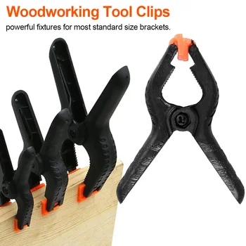 

Paper Clips2/3/4/6/9 Inch Woodworking 6pcs A-type Plastic Nylon Adjustable Clamps for Wood Working Tools Spring Clamp Clips