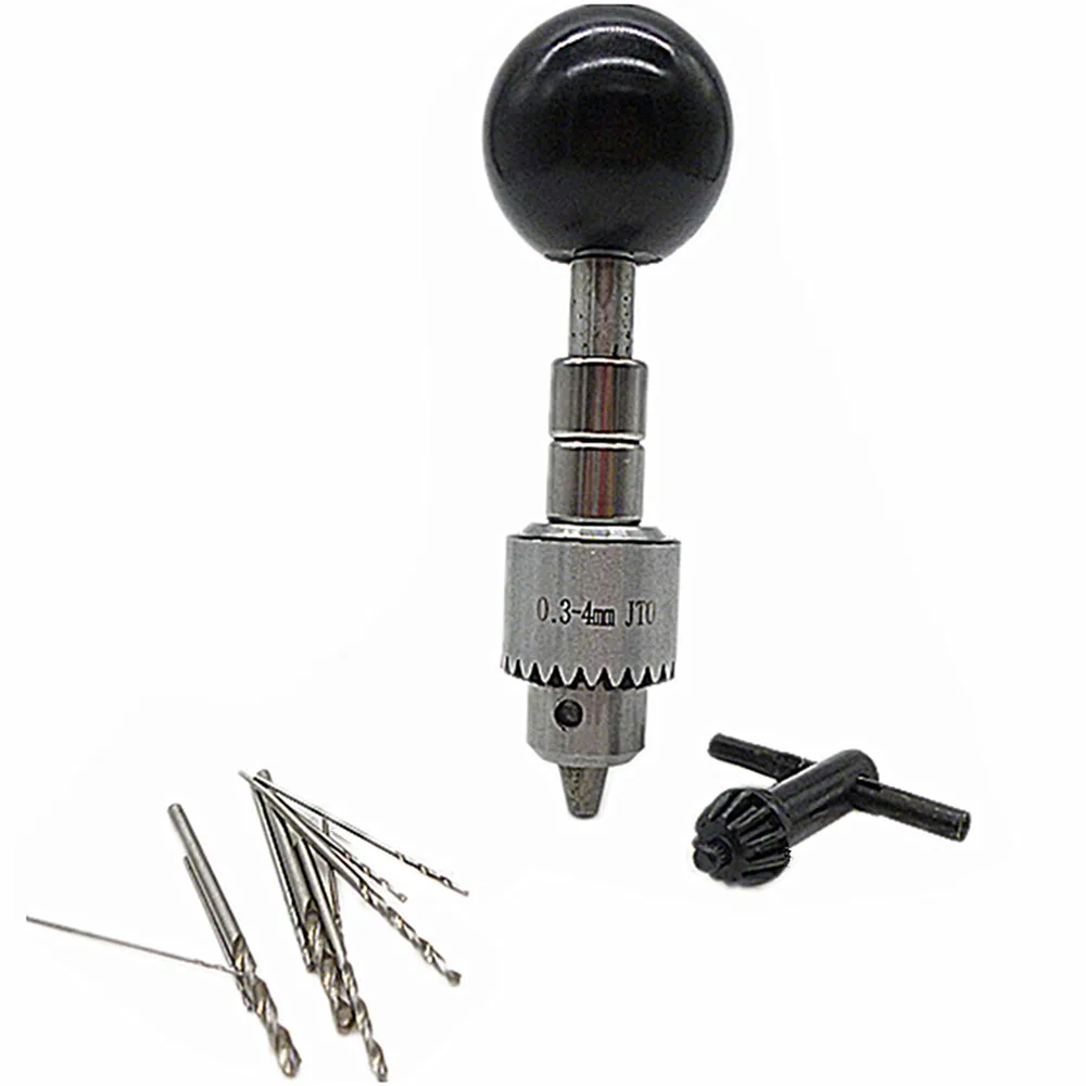 Hand Drill Craft Jewelry Burs Manual Drill Handle DIY Jewelers Bead