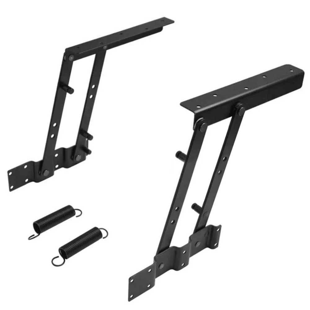 1 par Multi-functional Lift Up Top mesa de café mecanismo de elevación resorte bisagra Hardware