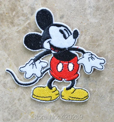 

HOT SALE! ~ Lovely mouse mice Iron On Patches, sew on patch,Appliques, Made of Cloth,100% Guaranteed Quality