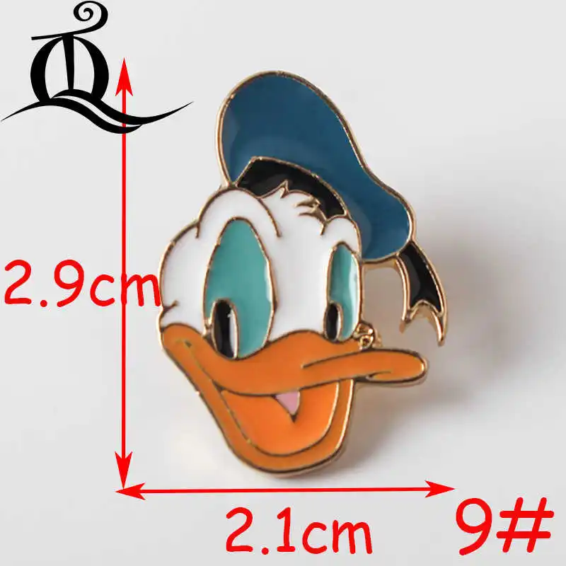 TQ ювелирные изделия булавки металлические броши лягушка/кошка/duckcouple эмалированные значки на булавке шляпа рюкзак аксессуары ювелирный подарок для возлюбленных для влюбленных nw1 - Цвет: 9