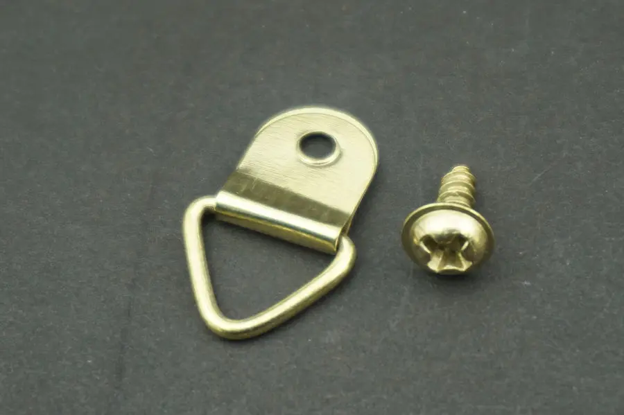 100 шт./лот треугольник d кольцо висячая картина Рамка Картина с крючками зеркало