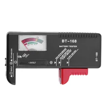 Универсальный цифровой ЖК-дисплей со стрелкой батареи батарейки для измерительного прибора тестирование емкости для AAA AA C D батареи AG Серии кнопочный элемент