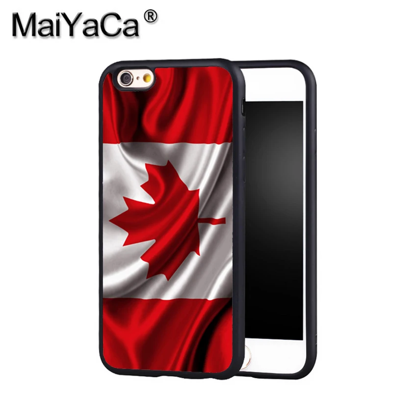 MaiYaCa Countries Flags Canadian Phone Case Cover For Iphone X 8 6 6S