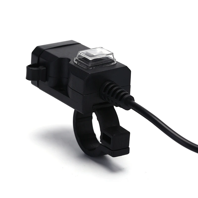 1 шт. двойной USB Порты и разъёмы 12 V Водонепроницаемый мотоцикл зарядное
