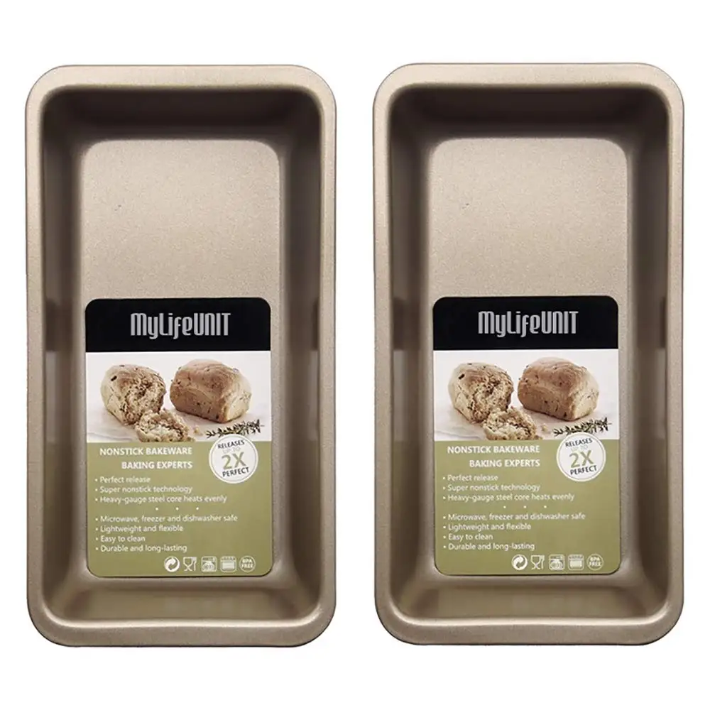 MyLifeUNIT Non-Stick Loaf Toast Pan Mold Carbon Steel Baking Medium Toast Bread Loaf Baking Pans MyLifeUNIT Non-Stick Loaf Toast Pan Mold Carbon Steel Baking Medium Toast Bread Loaf Baking Pans