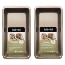 MyLifeUNIT Non-Stick Loaf Toast Pan Mold Carbon Steel Baking Medium Toast Bread Loaf Baking Pans MyLifeUNIT Non-Stick Loaf Toast Pan Mold Carbon Steel Baking Medium Toast Bread Loaf Baking Pans