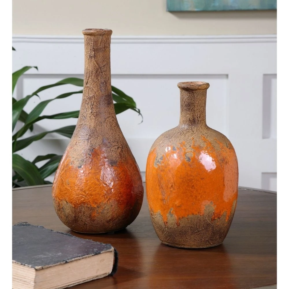 Uttermost Kadam Ceramic Vases Set 2 (1)