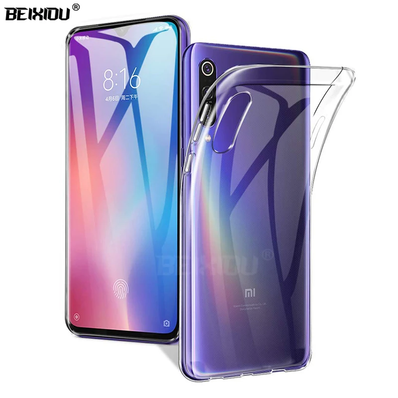 Чехол для Xiaomi mi 9 SE TPU Силиконовый прочный прозрачный мягкий чехол 5 97 защитная