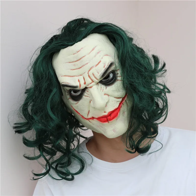New Movie Batman Joker Mask Cosplay Costumes Props Terror Party Knight of Darkness Latex Masks Perfect Reduction Halloween Gift
