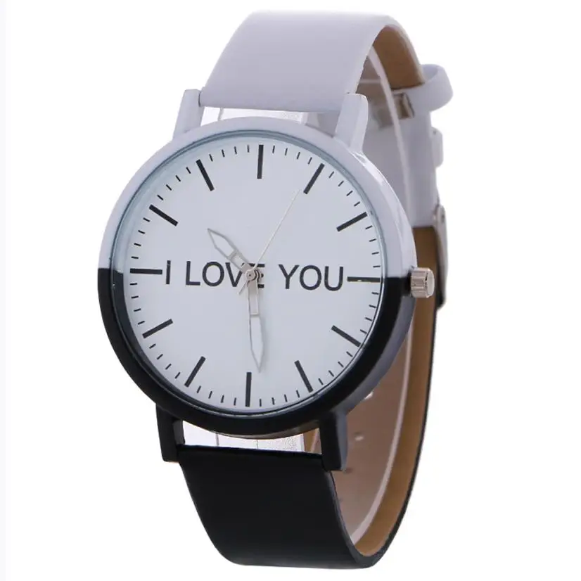 

New Vintage Leather Women Watches Curren Neutral Black And White Pattern Fashion Leather Quartz Wrist Watch Women Clock New 40p