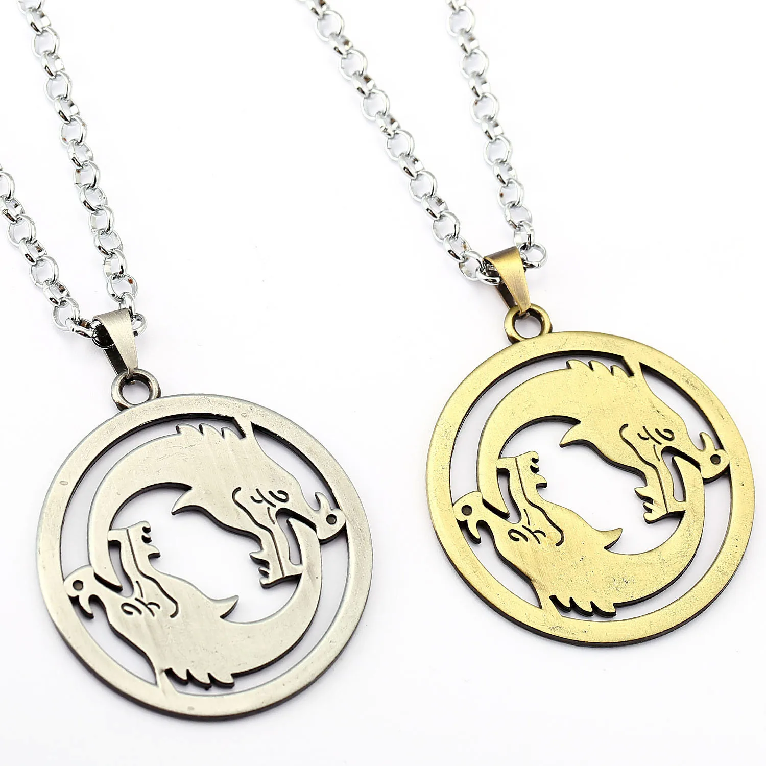 

2 Colors Alloy OW Hanzo Pendant Necklace