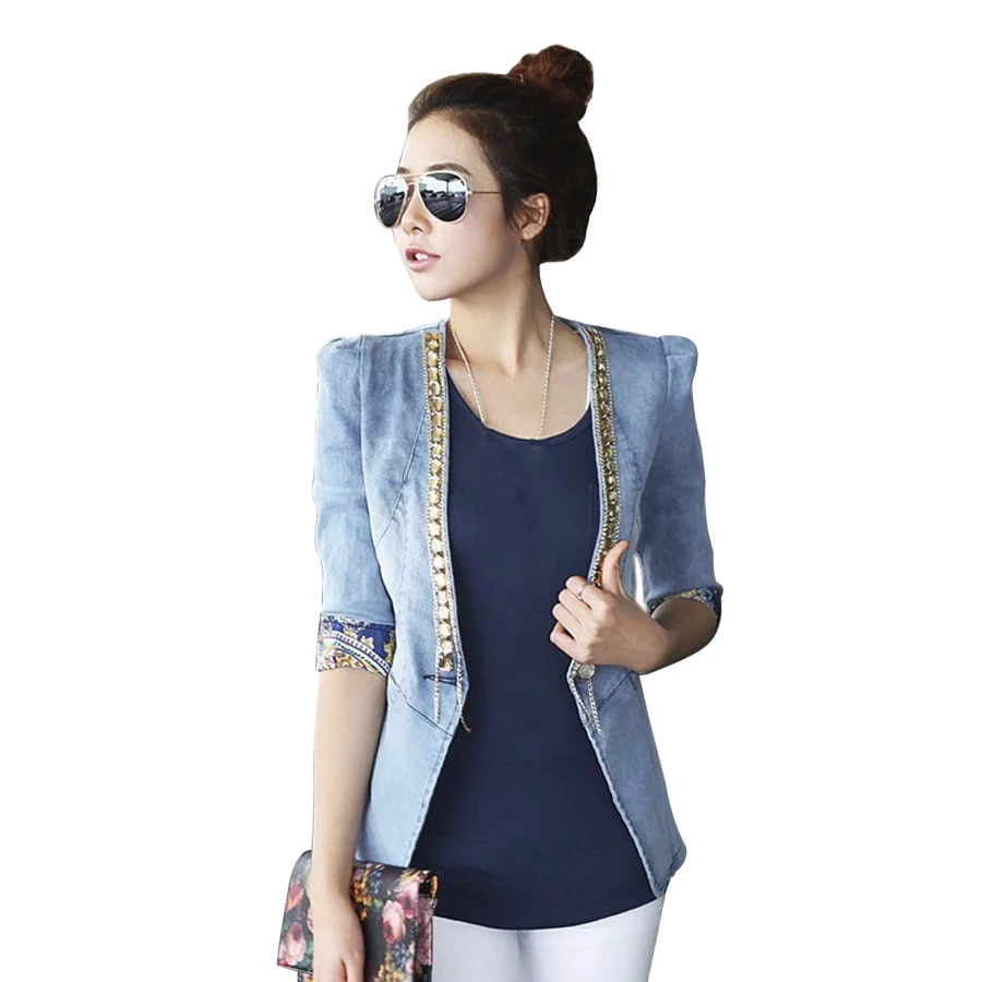 denim half jackets for womens online