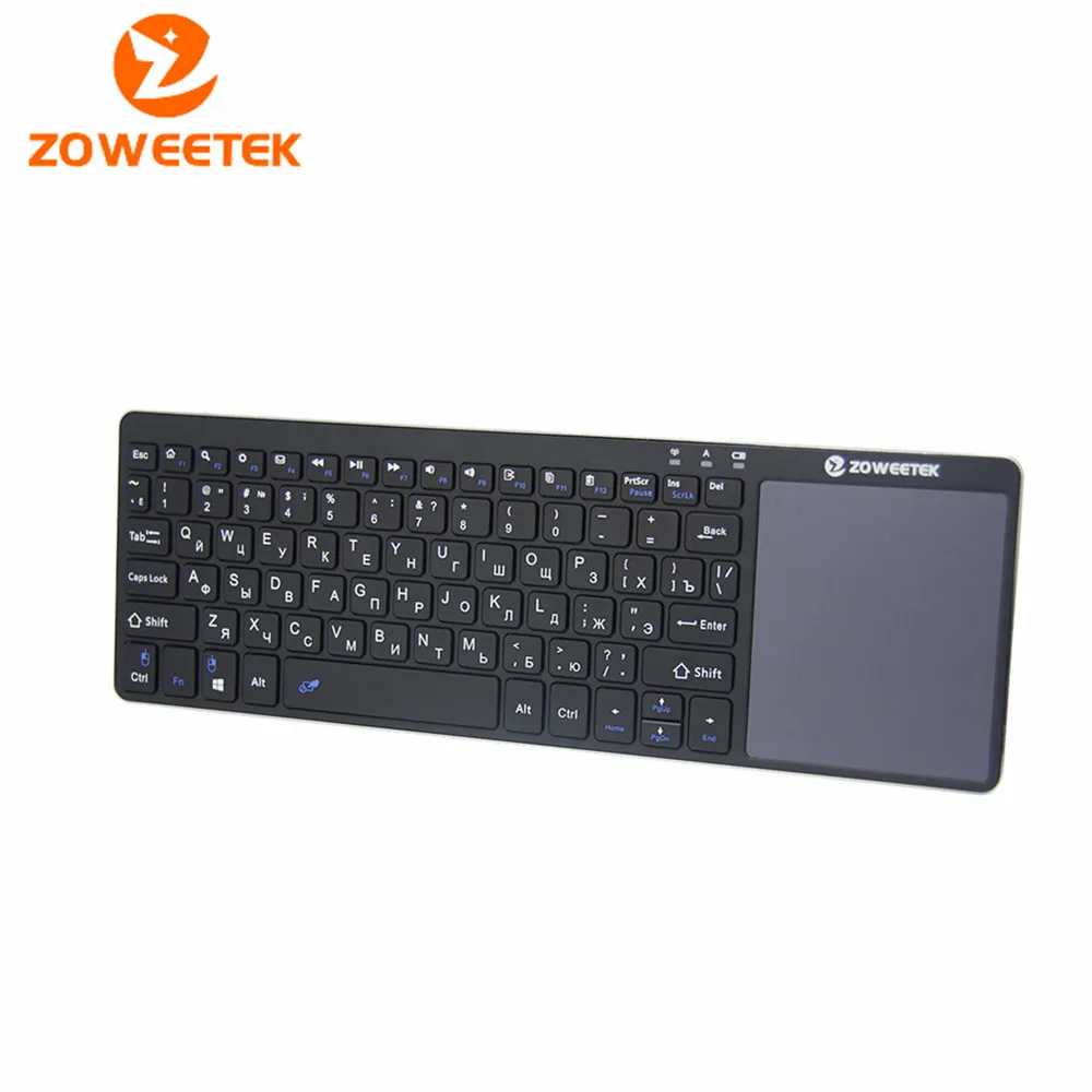 Zoweetek K12 1 2.4g Russian English Wireless Mini Keyboard