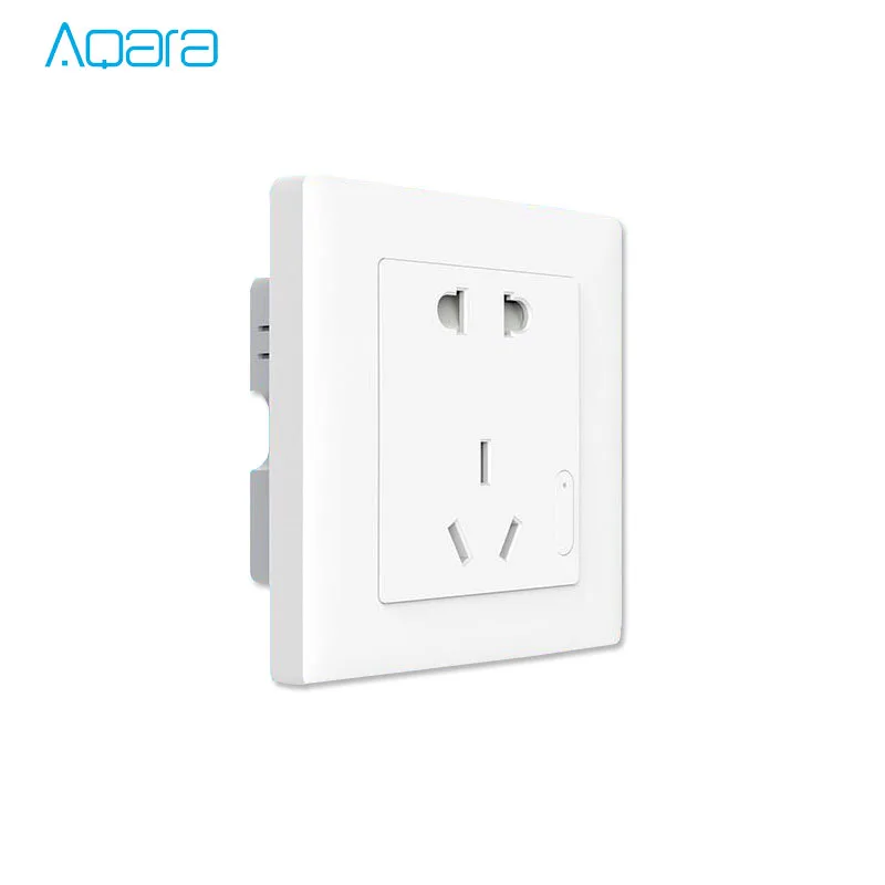 Новинка 2017 года оригинальный Xiaomi aqara умная розетка ZigBee WiFi remotel Управление