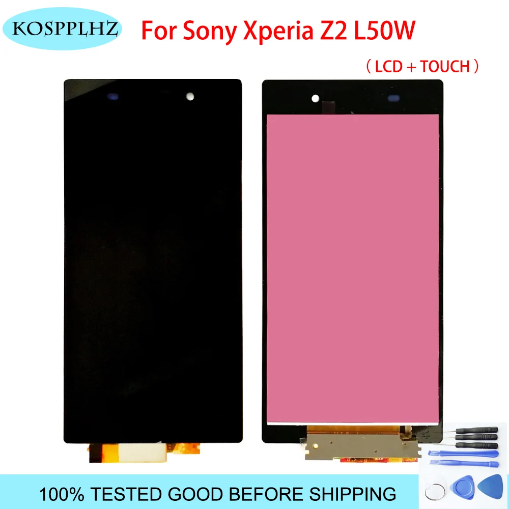 100% протестированный ЖК дисплей для Sony Xperia Z2 D6502 D6503 D6543 L50W D6502D кодирующий