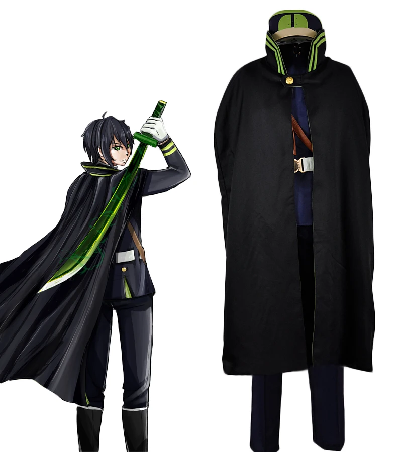 Hyakuya Yuichiro Косплэй Seraph of the End костюм Owari no косплэй Guren Ichinose Индивидуальный