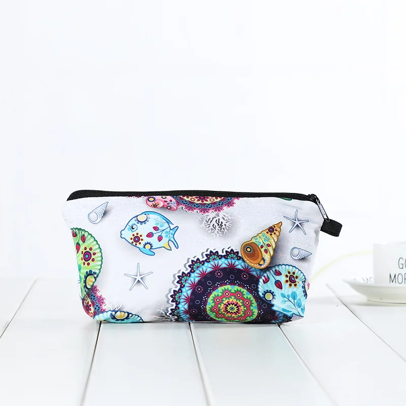 Printed lady cosmetic bag clutch bag storage bag wash bag Printed lady cosmetic bag clutch bag storage bag wash bag