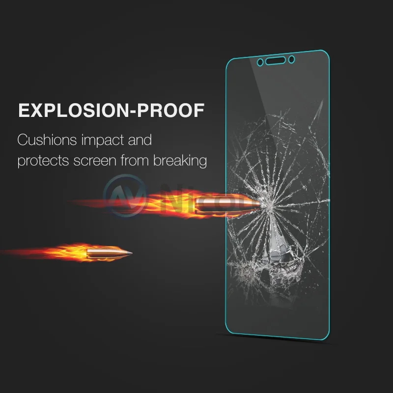 Nicotd 2.5D 9H Premium Tempered Glass For Huawei P Smart Plus + Screen Protector protective film For Huawei nova 3i 6.3 inch (1)
