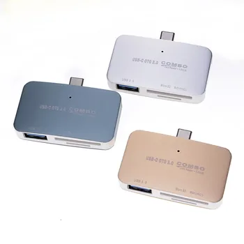 

Type-C to USB3.0 OTG Combo Adapter Connection Kit TF Memory Reader